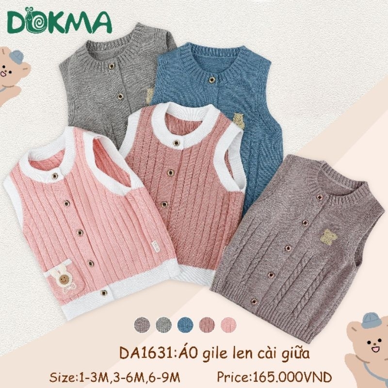Áo gile len Dokma 1M-9M
