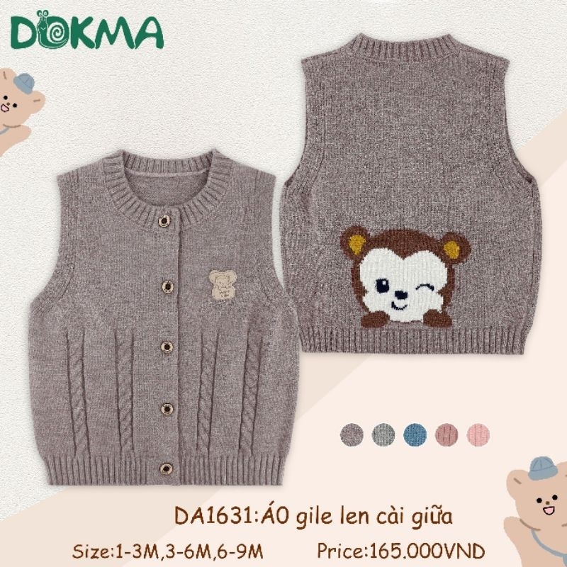 Áo gile len Dokma 1M-9M