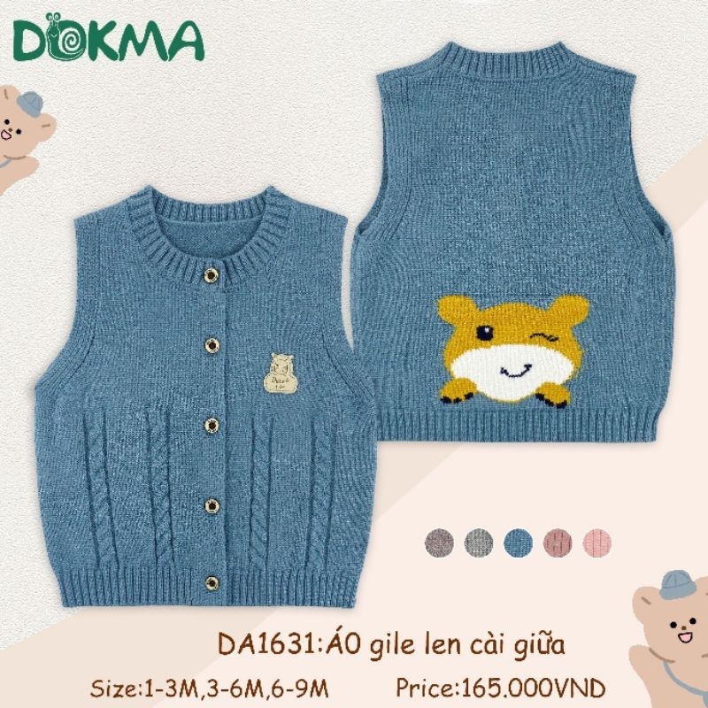 Áo gile len Dokma 1M-9M