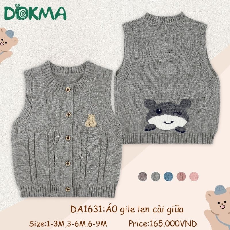 Áo gile len Dokma 1M-9M