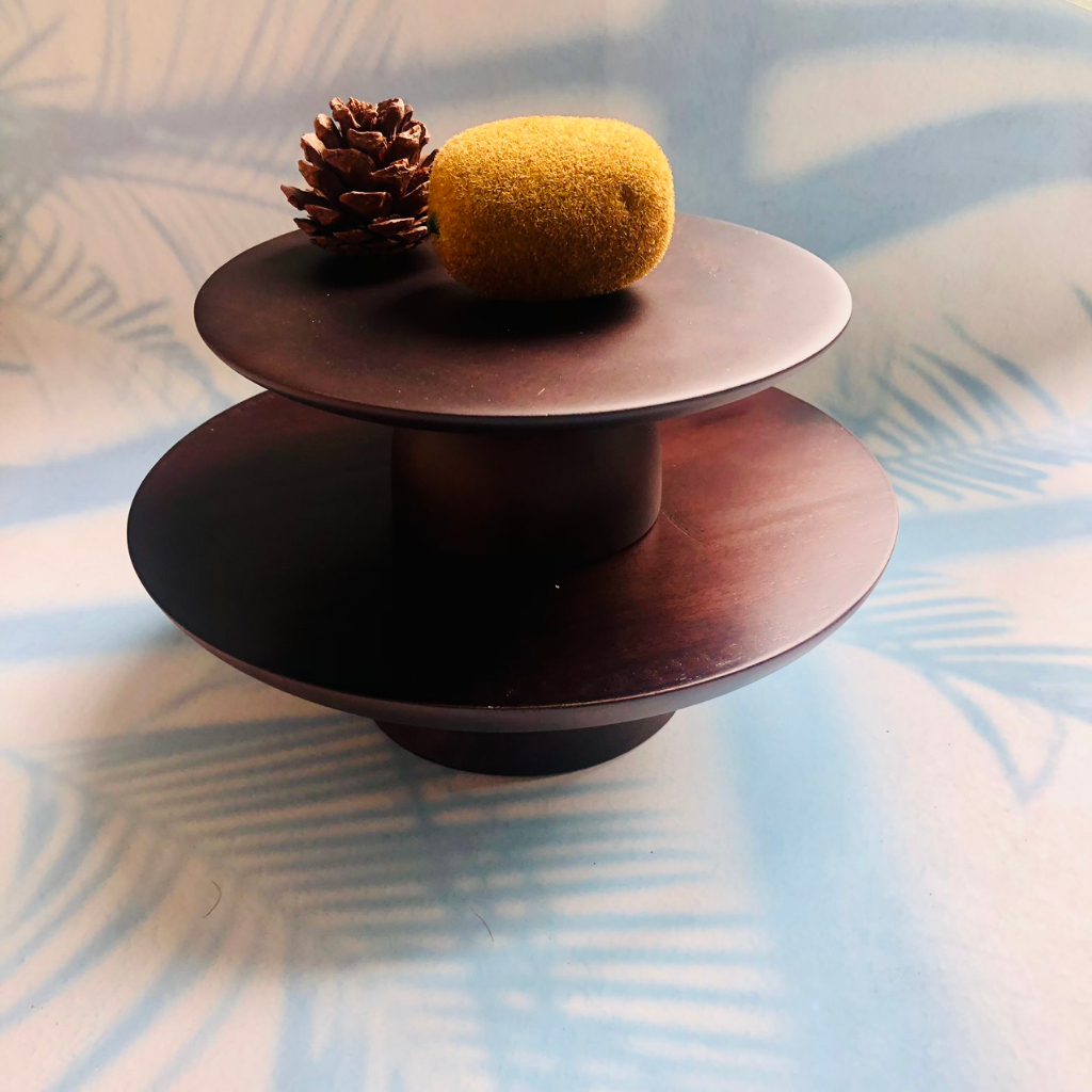 Mâm Bồng Bày Bánh Kẹo Hoa Quả, Thắp Hương ,Kệ Trưng Bày Bánh Kem Trang Trí,Chụp Ảnh Decor Của Craft Closet