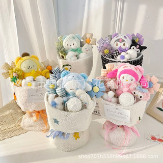 Bó hoa gấu sanrio