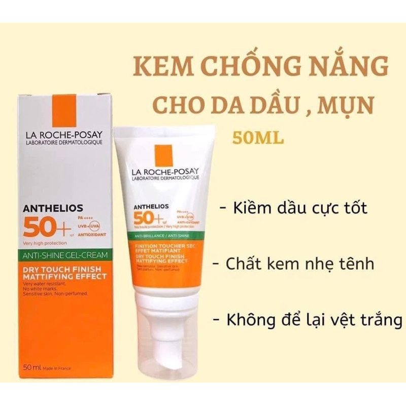 Kem chống nắng la roche posay anthelios SPF50+