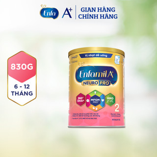 Sữa Bột Enfamil A+ Neuropro 2 - FL HMO Vị Nhạt Dễ Uống – 830g