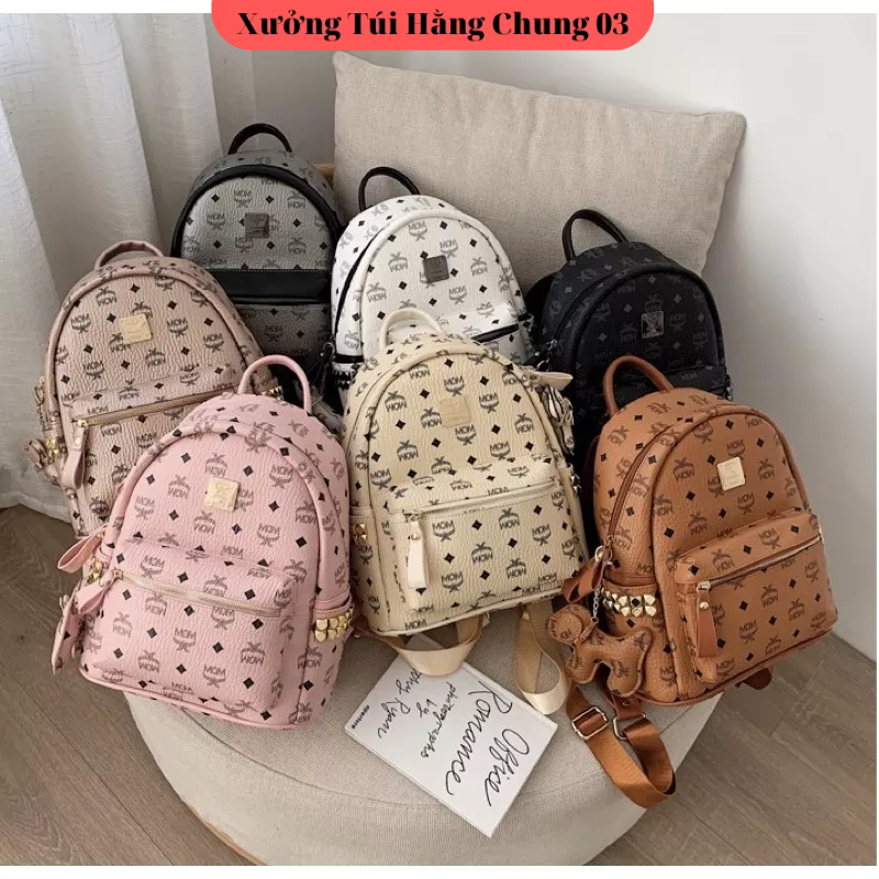 Balo M c M, balo đi học size 32 da mềm