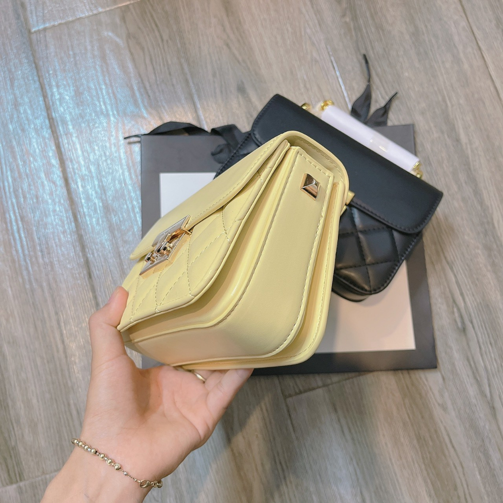 Túi xách nữ, túi đeo chéo C.K trám size 18 vừa đt