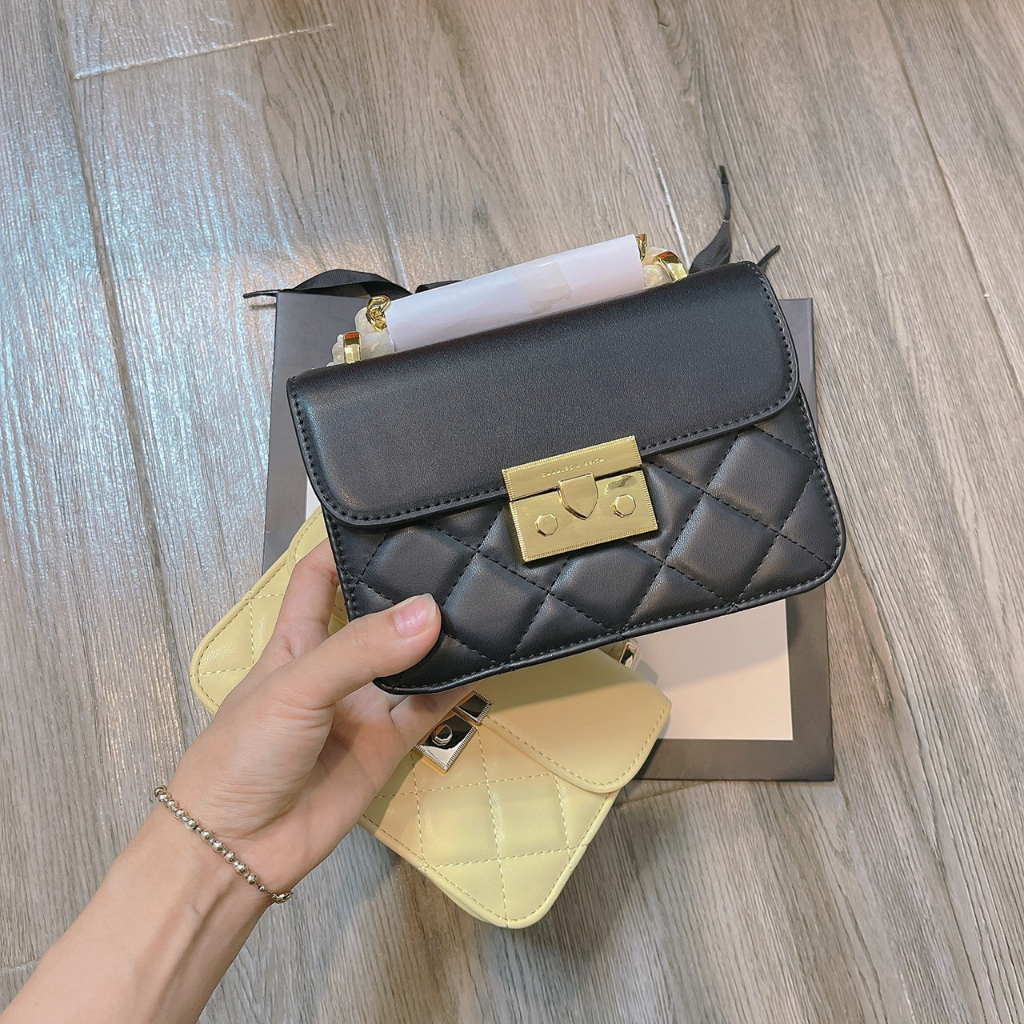 Túi xách nữ, túi đeo chéo C.K trám size 18 vừa đt