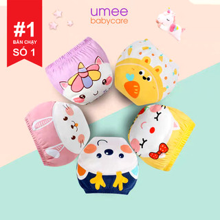 Quần Bỏ Bỉm Umee Babycare Thoáng Khí Họa Tiết Dễ Thương Cute Cho Bé Trai Và Bé Gái Size 90,100,110