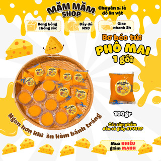 Bơ, bơ phô mai giảm mặn túi lớn 100g măm măm shop