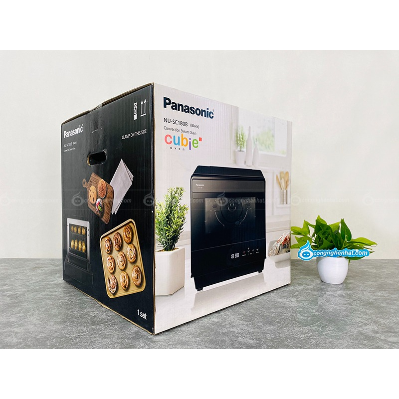 Lò hấp nướng chiên không dầu Panasonic NU-SC180BYUE - Hàng chính hãng - Mới 100% - Bảo hành chính hãng 12 tháng