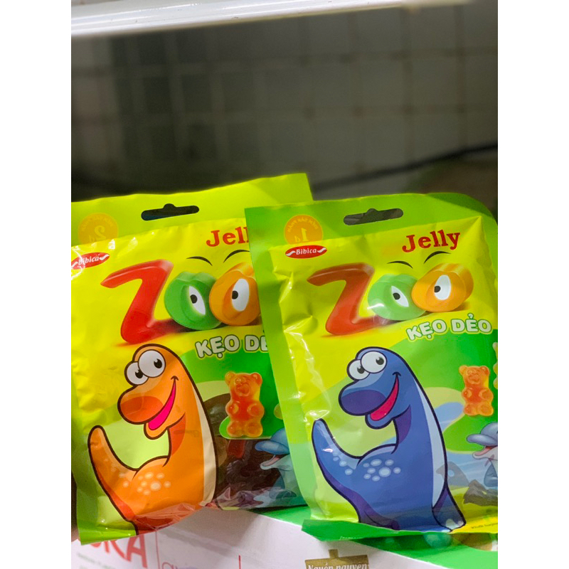 Kẹo dẻo chip chip trẻ em Zoo Bibica 100g/200g
