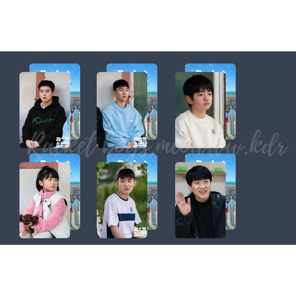 Set card bo góc "Đội cầu lông thiếu niên"-Racket boys