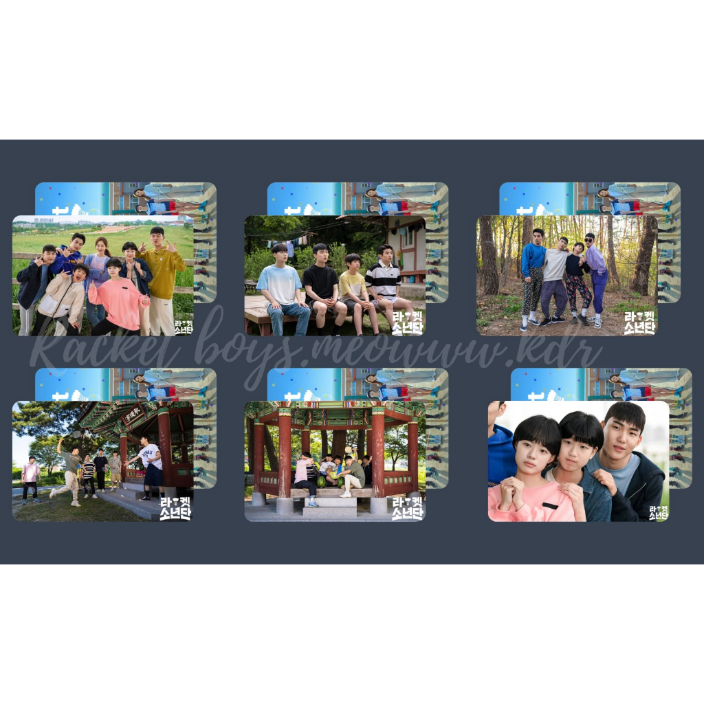 Set card bo góc "Đội cầu lông thiếu niên"-Racket boys