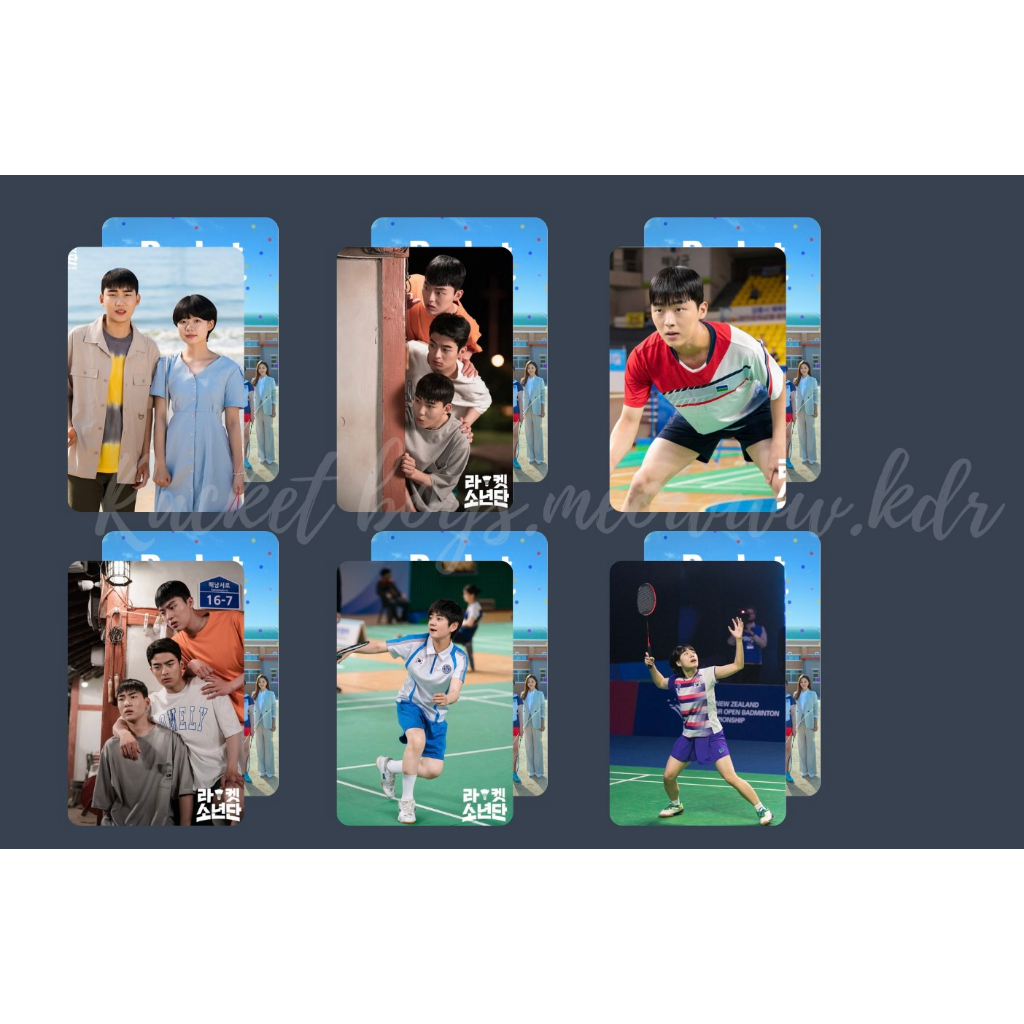 Set card bo góc "Đội cầu lông thiếu niên"-Racket boys