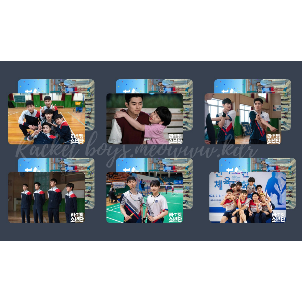 Set card bo góc "Đội cầu lông thiếu niên"-Racket boys