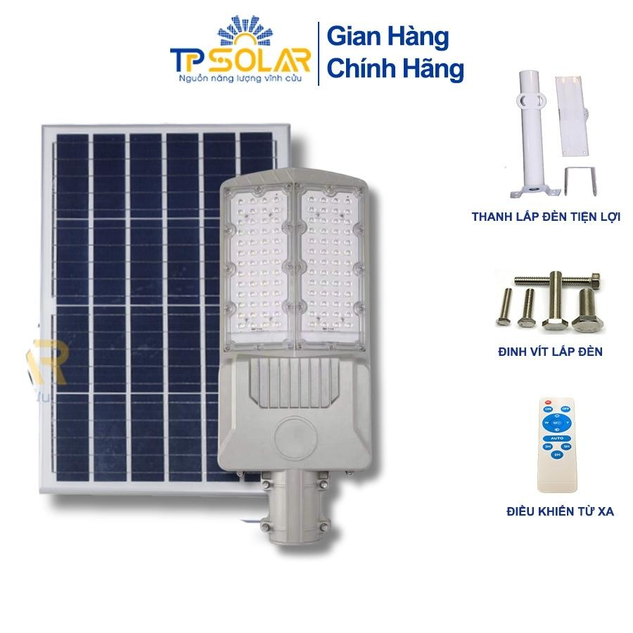 Đèn Năng Lượng Mặt Trời 300W TPSolar TP-CT300, Đèn Công Trình Vát 2 Mặt, Độ Sáng Cao, Bảo Hành 3 Năm