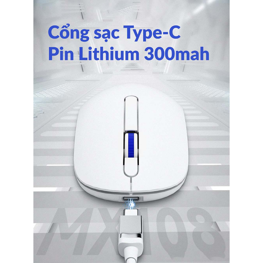 Bộ phím chuột không dây AKKO MX108