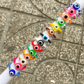 Nhẫn Evil Eye hat cườm thời trang