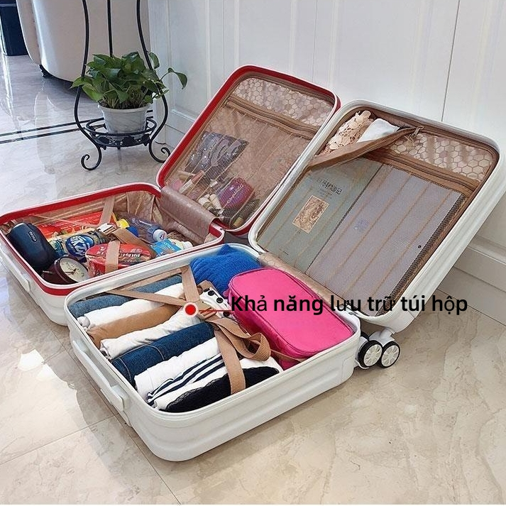 Vali Mini Size 18 Trẻ trung, kinh tế và thời thượng Có thể xách tay lên máy bay Chất liệu ABS