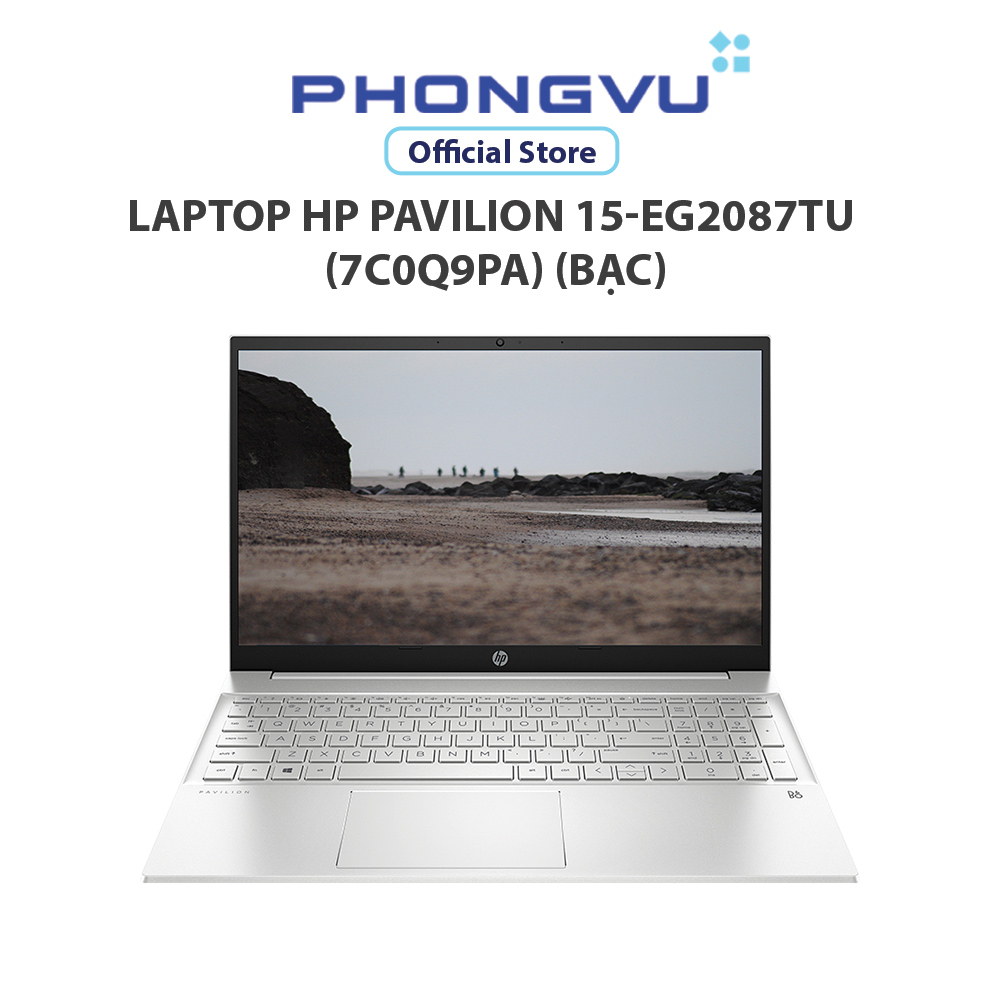 Máy tính xách tay/ Laptop HP Pavilion 15-eg2087TU (7C0Q9PA) (i3-1215U) (Bạc) - Bảo hành 12 tháng