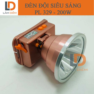 Đèn pin đội đầu pin sạc siêu sáng 3 chế độ pl 329