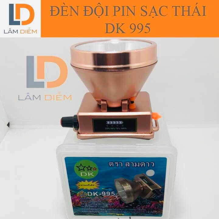 Đèn pin đội đầu siêu sáng công suất lớn pin lâu 004 - DK 995