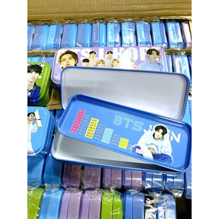 Hộp bút sắt BTS 2 ngăn