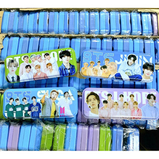 Hộp bút sắt BTS 2 ngăn