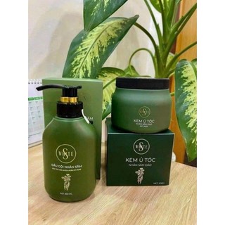 Combo dầu gội nhân sâm đào & ủ tóc nhân sâm đào chính hãng