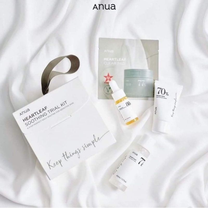 Bộ dưỡng diếp cá Anua Heartleaf Soothing Trial Kit