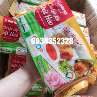 Chả giò xốp thịt heo 450gr 30 cuộn rế thịt heo, xốp hải sản