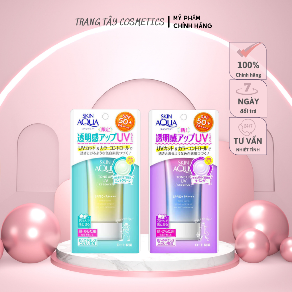 KEM CHỐNG NẮNG SKIN AQUA TONE UP UV ESSENCE 80G chăm sóc da,mỹ phẩm
