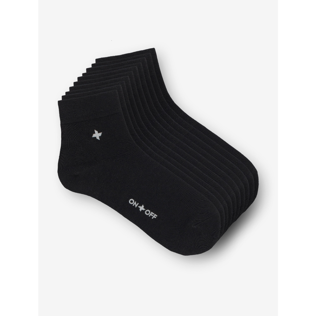 Pack 5 đôi tất vớ nam cotton thoáng khí hạn chế mùi hôi chân ONOFf - 18AE23A004