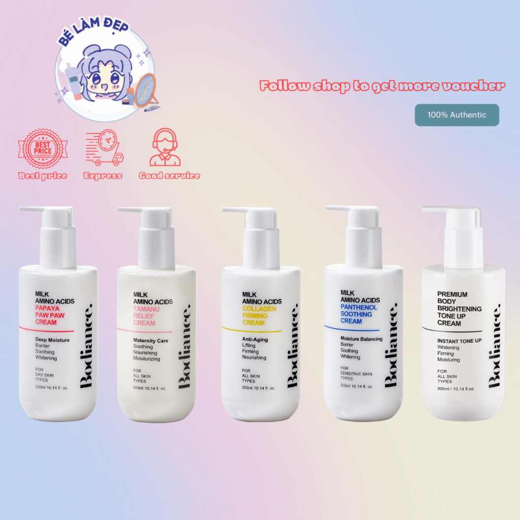 Bộ Sữa Dưỡng Thể Hàn Quốc Bodiance - 300ML