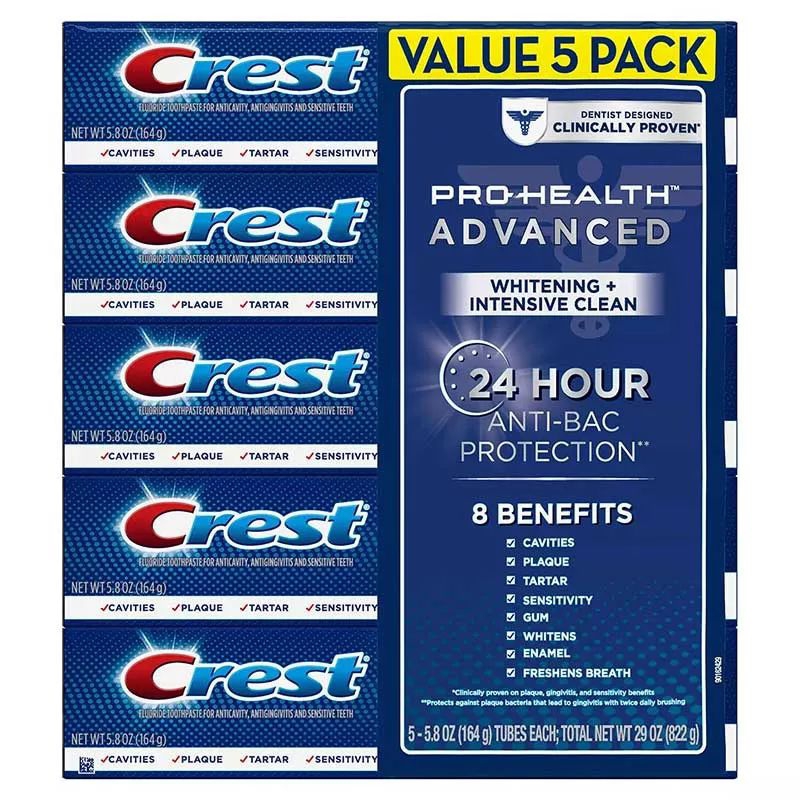Kem Đánh Răng Crest Pro Health Advanced Whitening 164g
