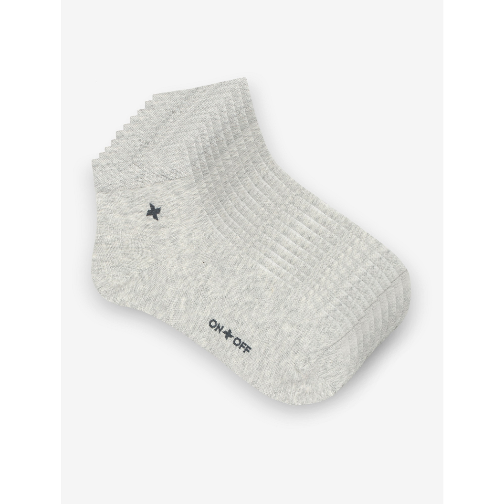 Pack 5 đôi tất vớ nam cotton thoáng khí hạn chế mùi hôi chân ONOFf - 18AE23A004