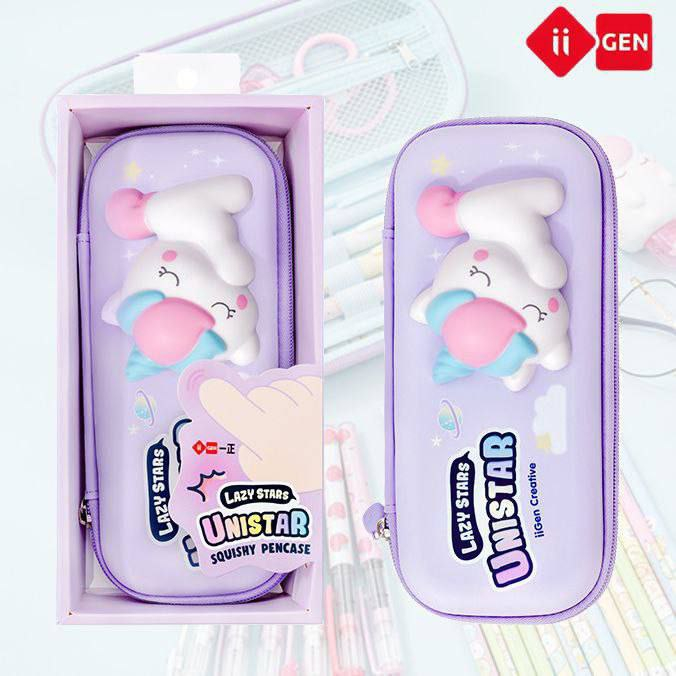 Hộp Bút Cute  Cho Bé Trai Và Gái - Hộp Bút In Lụa 3D Họa Tiết Dễ Thương Sáng Tạo Cho Bé Cực Xinh