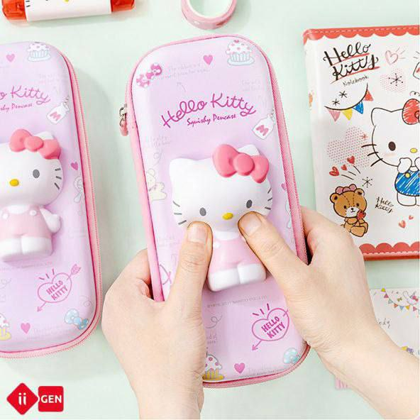 Hộp Bút Cute  Cho Bé Trai Và Gái - Hộp Bút In Lụa 3D Họa Tiết Dễ Thương Sáng Tạo Cho Bé Cực Xinh