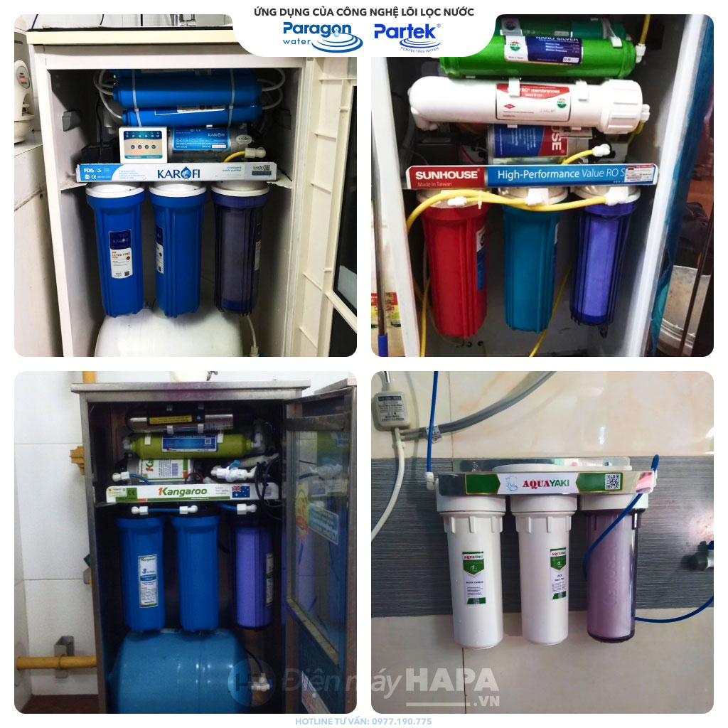 Lõi Lọc Xác Khuẩn Vi Sinh PARAGON PARTEK P1005-PW Lõi 10 inch Màng Giấy Xếp Ly Thẩm Thấu 0.5 Micron - Hàng Chính Hãng