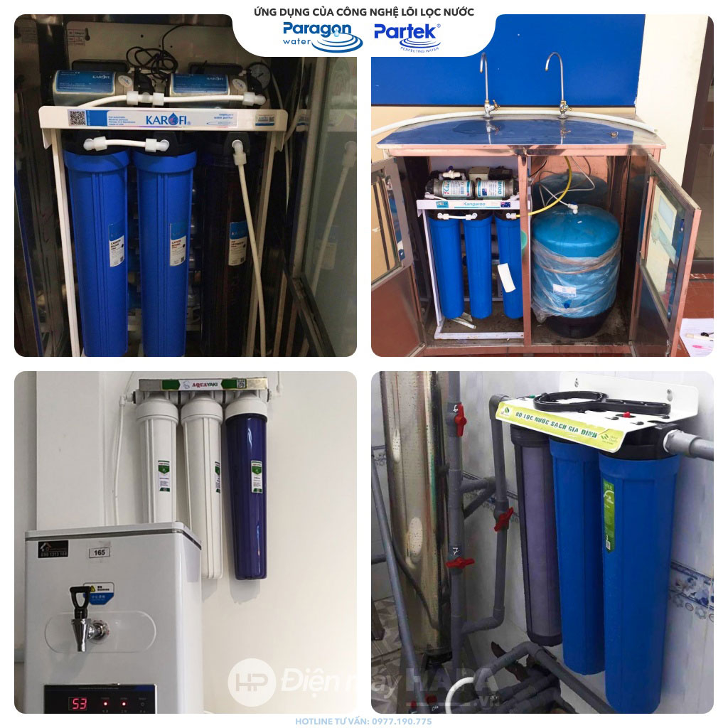 Lõi Lọc Xác Khuẩn Vi Sinh PARAGON PARTEK P1005-PW Lõi 10 inch Màng Giấy Xếp Ly Thẩm Thấu 0.5 Micron - Hàng Chính Hãng