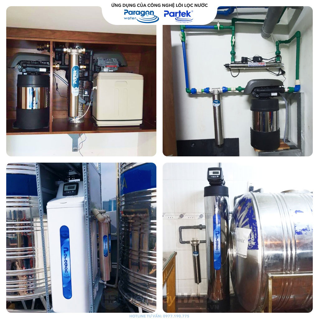 Lõi Lọc Xác Khuẩn Vi Sinh PARAGON PARTEK P1005-PW Lõi 10 inch Màng Giấy Xếp Ly Thẩm Thấu 0.5 Micron - Hàng Chính Hãng