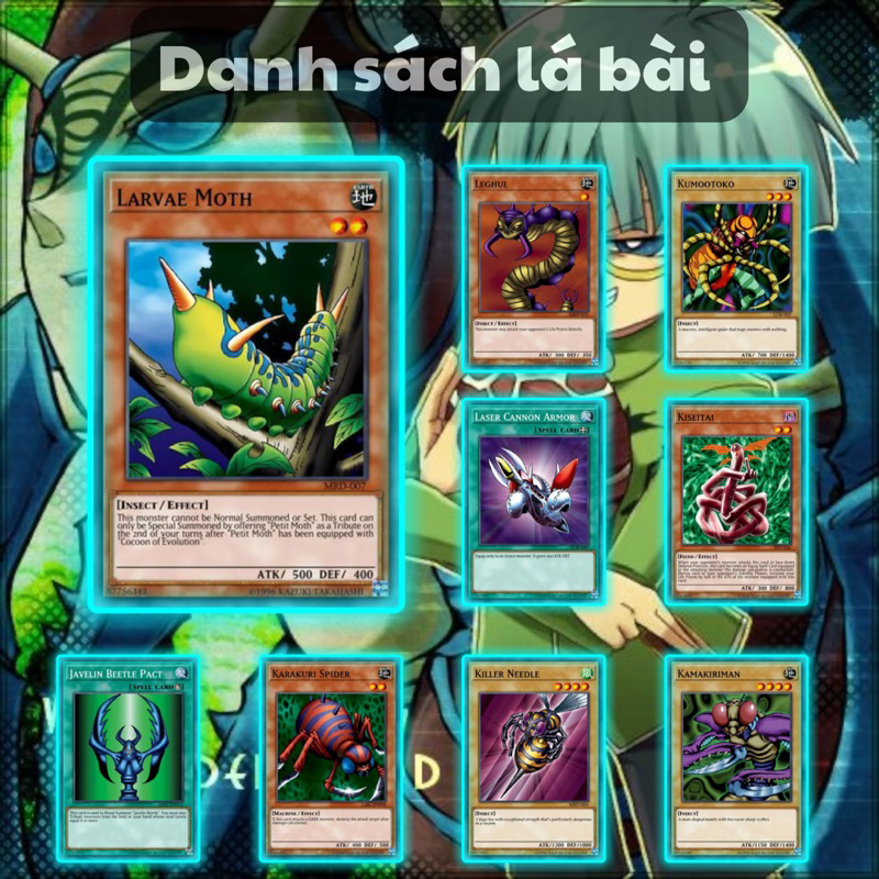 Bài Yugioh Tiếng Việt - Bộ bài Côn Trùng Haga