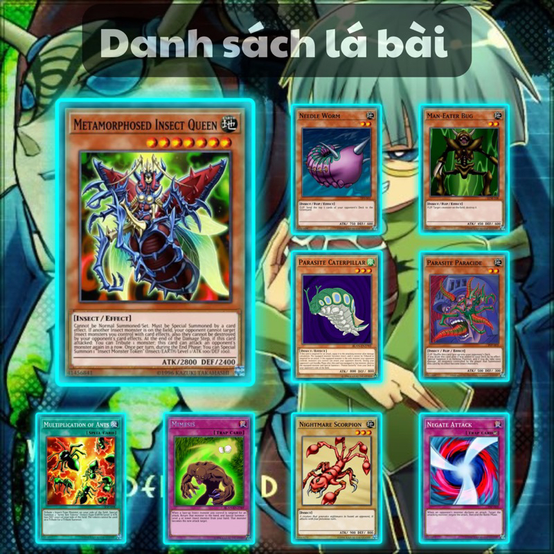 Bài Yugioh Tiếng Việt - Bộ bài Côn Trùng Haga
