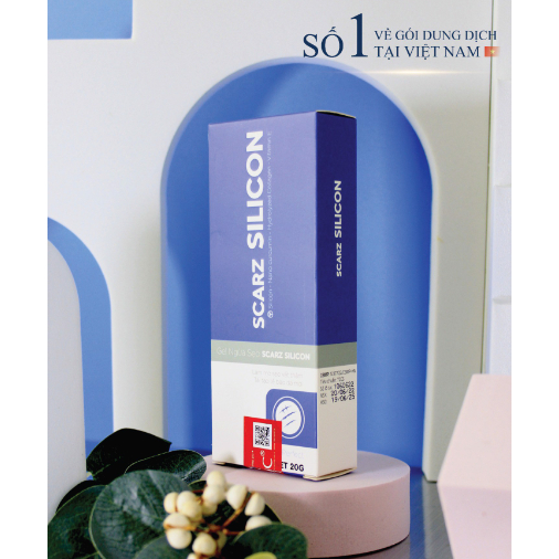 Kem ngừa sẹo SCARAZ SILICON, mờ sẹo, ngừa thâm, tái tạo da, hộp 20g,