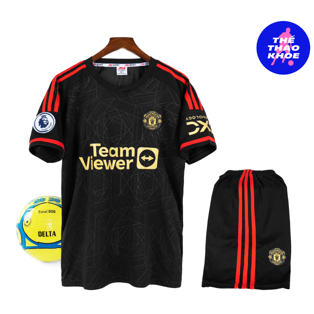 Bộ Sưu Tập Áo Bóng Đá CLB MU 2023 - Đỏ - Đen - Xanh - Trắng - Thun Lạnh Cao Cấp, Không Nhăn, Không Xù Lông