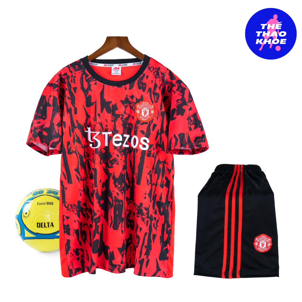 Bộ Sưu Tập Áo Bóng Đá CLB MU 2023 - Đỏ - Đen - Xanh - Trắng - Thun Lạnh Cao Cấp, Không Nhăn, Không Xù Lông