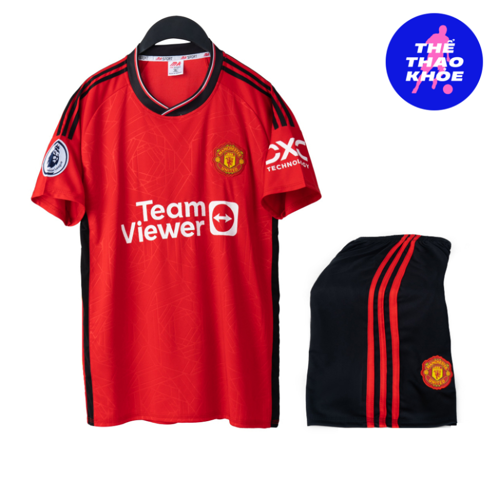 Bộ Sưu Tập Áo Bóng Đá CLB MU 2023 - Đỏ - Đen - Xanh - Trắng - Thun Lạnh Cao Cấp, Không Nhăn, Không Xù Lông