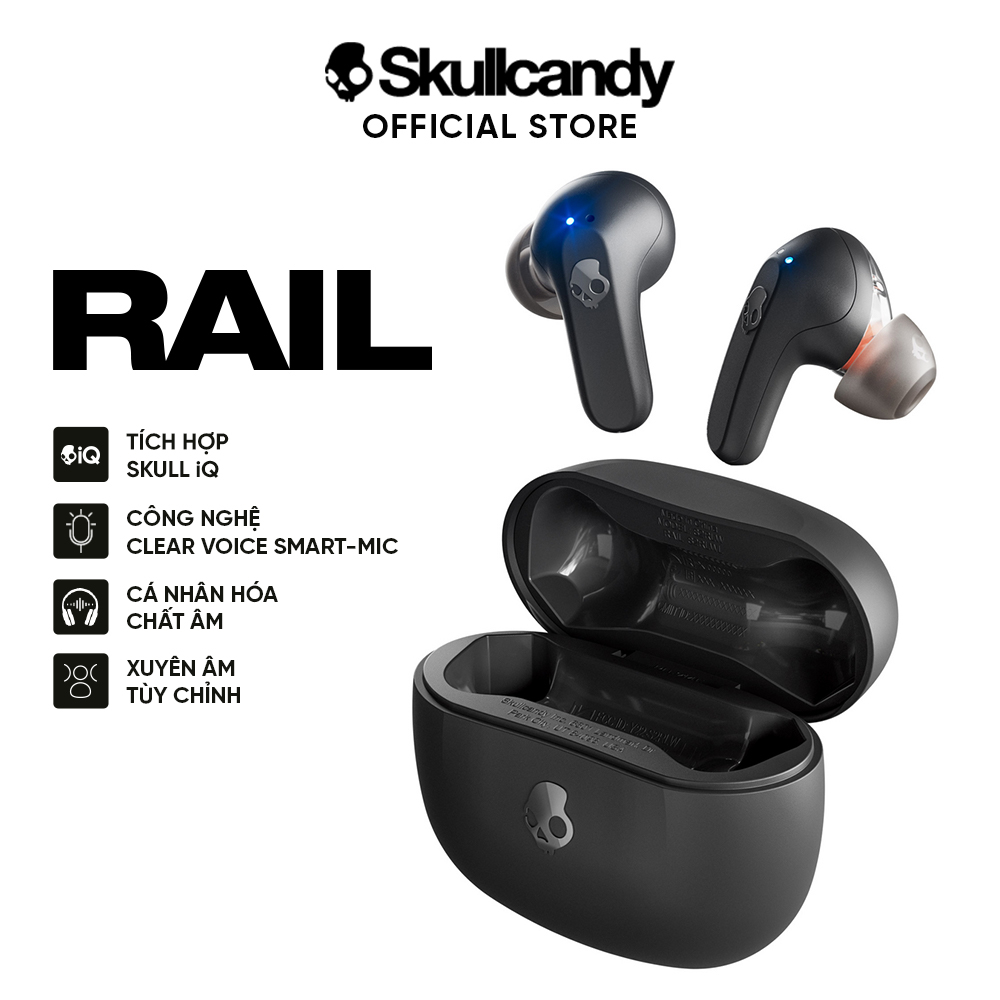 Tai nghe nhét tai SKULLCANDY RAIL True Wireless - Hàng chính hãng