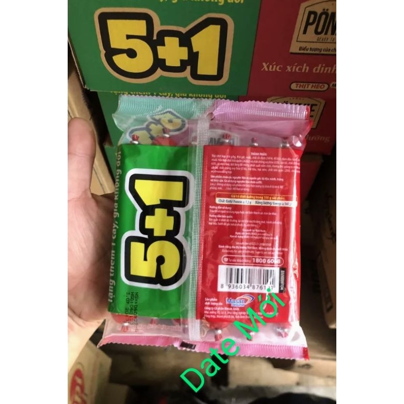 Xúc Xích Dinh Dưỡng Thịt Heo PONNIE 198Gram  DATE GIAO MỚI