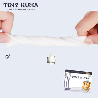 Thùng 30 gói khăn giấy Tiny Kuma